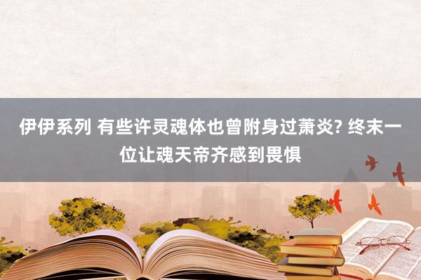 伊伊系列 有些许灵魂体也曾附身过萧炎? 终末一位让魂天帝齐感到畏惧