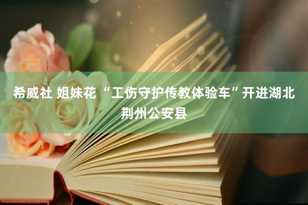 希威社 姐妹花 “工伤守护传教体验车”开进湖北荆州公安县