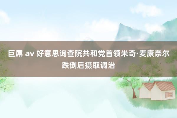 巨屌 av 好意思询查院共和党首领米奇·麦康奈尔跌倒后摄取调治