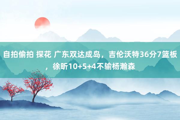 自拍偷拍 探花 广东双达成岛，吉伦沃特36分7篮板，徐昕10+5+4不输杨瀚森
